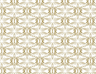 Decorative pattern on a gold and white background, creating visual interest.