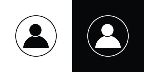 User icon. filled flat sign for mobile concept and web