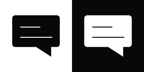 Subtitles icon. filled flat sign for mobile concept and web