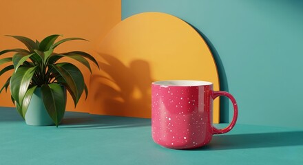 An image of a hot beverage, either coffee or tea, in a ceramic mug or cup
