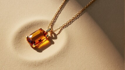 Close-up of diamond heart-shaped gold chain earrings on a black background