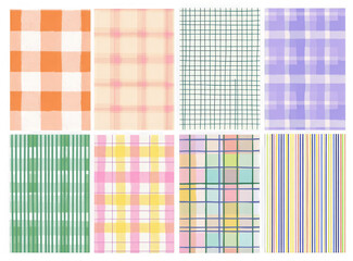 Vintage Vector Patterns: French and Italian Style
