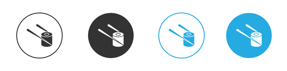 Sushi icon. glyph vector icons collection