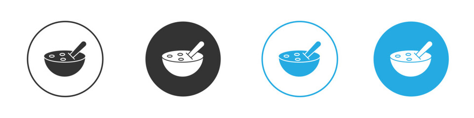 Soup icon. glyph vector icons collection