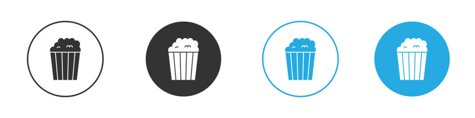 Popcorn icon. glyph vector icons collection