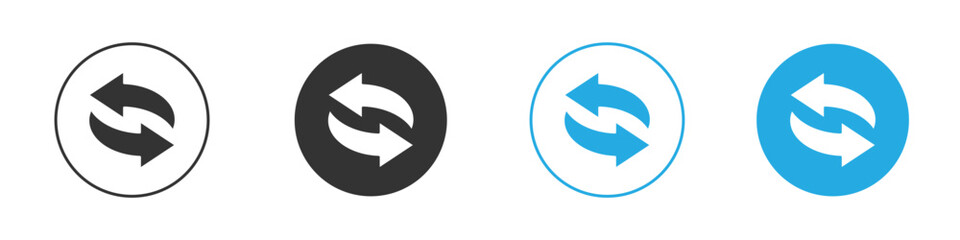 Exchange icon. glyph vector icons collection