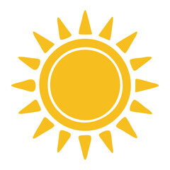 vector illustration of a sun
