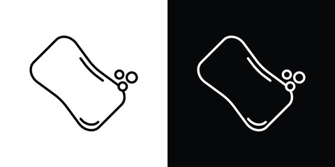 Soap icon design template with outline style