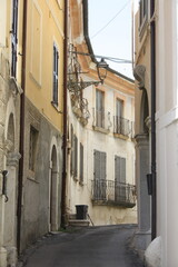 Fototapeta premium narrow street in old city 