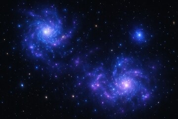 Infinite deep space vista with brilliant stars and colorful nebula formations creating mesmerizing cosmic landscape