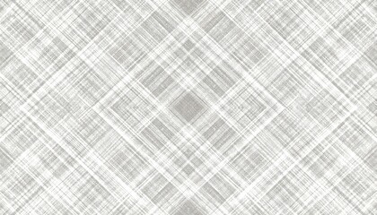 Off White Brushed Linen Texture With Diagonal Crosshatch Pattern Background for Quiet Luxury