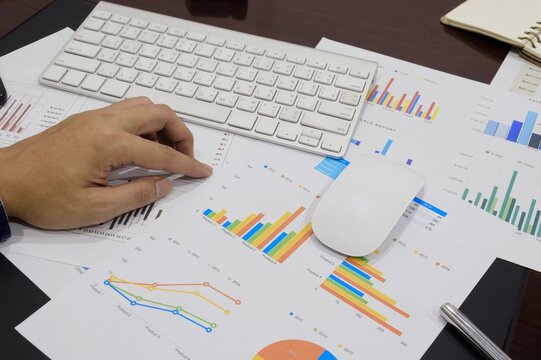 businessman working on laptop