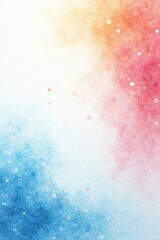Obraz premium Clean white watercolor paper texture background , art, watercolour