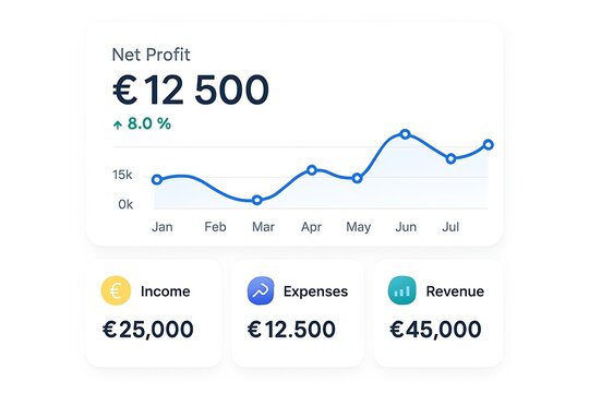 Visualize Business Growth: Track Performance with Detailed Financial Insights and Data Analytics, Fueling Investment and Success - Powered by Adobe