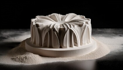 ceramic powder sculpted in rapid prototypes for custom engineered parts