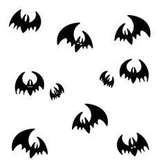 Obraz premium ハロウィンのコウモリ