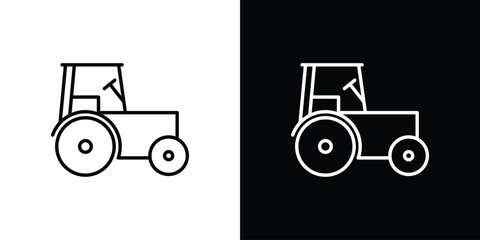 Tractor icon logo vector template © Witty