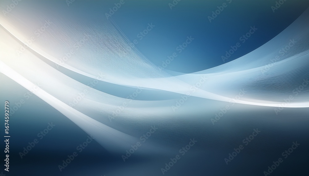 Wall mural abstract minimalist modern background for website homepage featuring soft blurred light forms that c