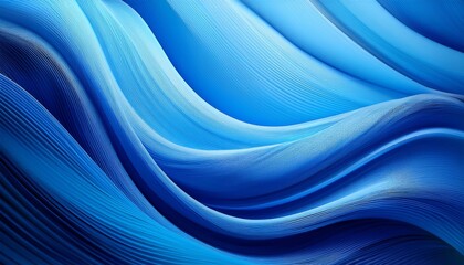 Fototapeta premium abstract blue background with waves