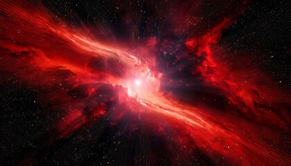 abstract red nebula background