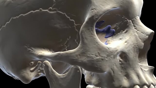 3D Skull Anatomy Sphenoid Sinus.