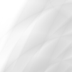 Glossy white color textile material art design