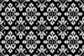 Ethnic Pixel Patterns, Traditional Designs pattern for Saree, Patola Saree, Dupatta, Dupatta, Clothes, Batik, Knitwear, Embroidery,background or wallpaper
