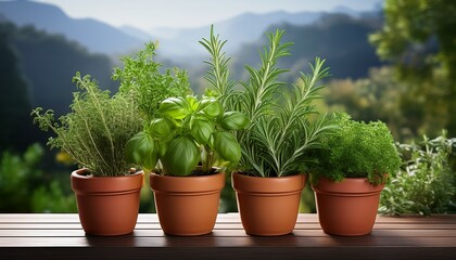 Fototapeta premium potted herb
