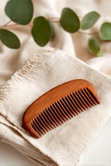 wooden comb