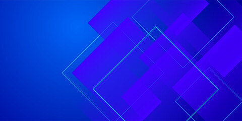 Abstract blue background. Geometric triangle background.