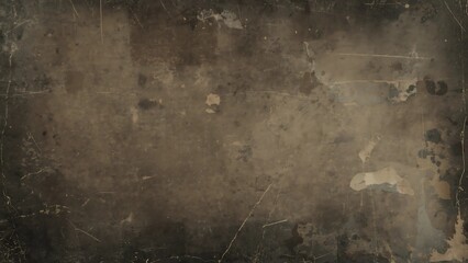 Dark Grungy Texture with Scratches, Stains, and Aged Paper Effect