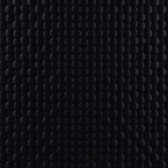 Background of abstract black 3d hexagon background design a dark honeycomb grid pattern. Abstract octagons dark 3d modern background. Abstract Black geometric background
