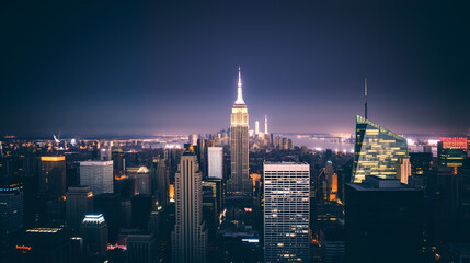 Fototapeta premium New York City panorama