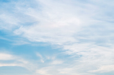 Fototapeta premium Blue sky and cloud in cloudy day textured background