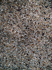 Small stone gravel texture on concrete surface background