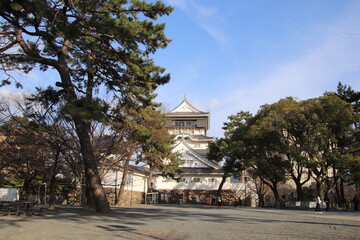 北九州市の小倉城風景