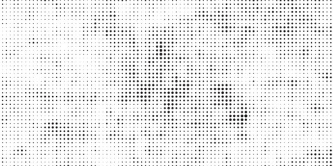 Abstract silver rhombus vector geometric technology background. Square halftone pattern isolated on transparent.