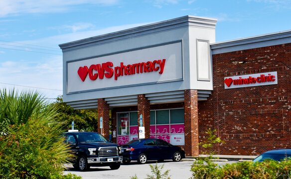 CVS Pharmacy Store in Carolina Beach, North Carolina, USA