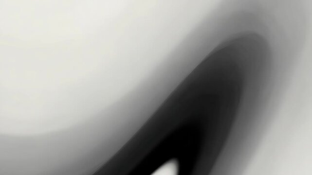 Abstract fluid swirl patterns in monochrome with smooth gradients and dynamic motion