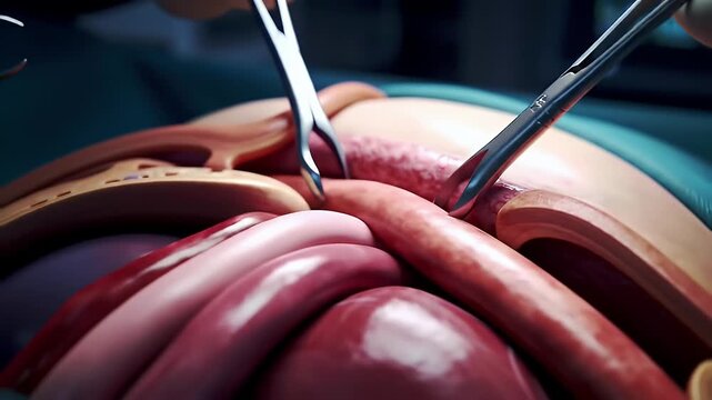 Surgical Procedure Internal Organs.