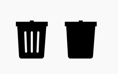 simple trash can icon