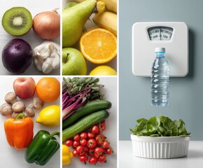 Healthy food and weight