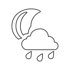 Cloudy Night Icon