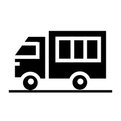 paddy wagon car glyph icon vector