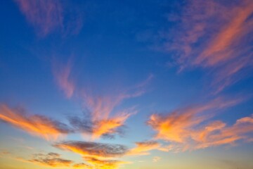 Obraz premium New Zealand Sky Replacement Sunrise Cloudscape