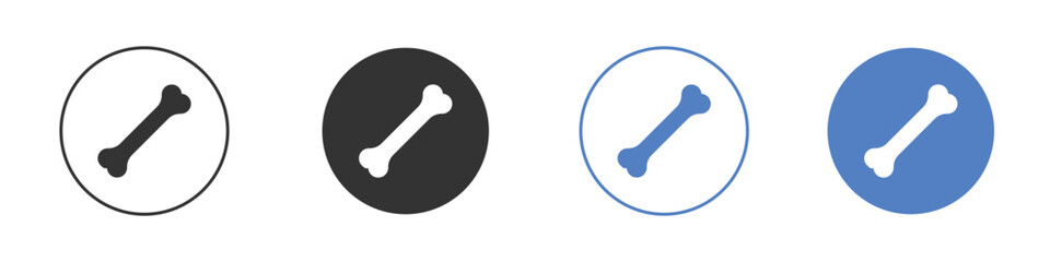 Bone icon vector Logo Design Template