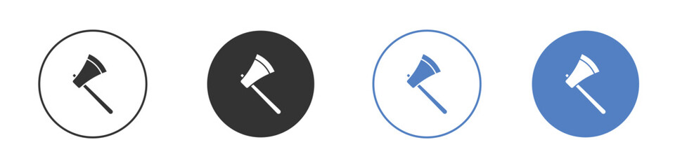 Axe icon vector Logo Design Template