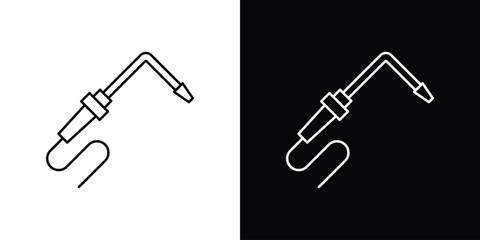 Welding icon symbols. Simple pictograms for web sites and mobile app