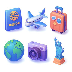 3D Icon Pack &ndash; World Tourism Day Collection