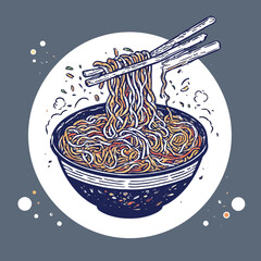 Delicious Noodle Design Very Cool
